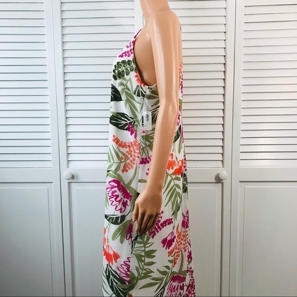 2/$50 OLD NAVY Floral Spaghetti Strap Maxi Dress Size Medium - Picture 4 of 10